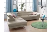 Rohová sedacia súprava Fabio, béžová látka,ľavý roh