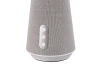 Stolná LED lampa DJ 28 cm, bluetooth, sivá/biela
