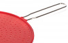 Ochranné sito na panvicu Culinaria 28 cm, červené, silikon