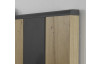 Posteľ s nočnými stolíkmi Cordoba 180x200 cm, dub artisan/grafit