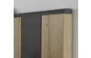 Posteľ s nočnými stolíkmi Cordoba 180x200 cm, dub artisan/grafit