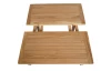 Záhradný konferenčný stolík Jakarta 50x50 cm, skladacia, teak