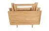 Záhradný konferenčný stolík Jakarta 50x50 cm, skladacia, teak