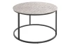 Okrúhly konferenčný stolík Gaxa, strieborný