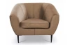 Kreslo Olivio, svetlo hnedá zamatová látka