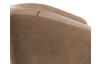 Kreslo Olivio, svetlo hnedá zamatová látka