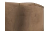 Kreslo Olivio, svetlo hnedá zamatová látka