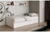 Posteľ s úložným priestorom Patrik 90x200 cm, biela