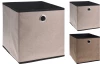 Úložný box 30x30x30 cm, béžový/hnedý