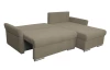 Rohová sedačka Dexter, svetlo hnedá látka