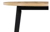 Okrúhly jedálenský stôl Norveg 100 cm, dub artisan/čierny