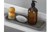 Organizér/odkvapkávač k drezu Tidy-Mat 23x9 cm, šedý