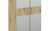Viacúčelová policová skriňa so zrkadlom Nitro, dub artisan