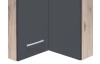 Horná rohová kuchynská skrinka Tiago, dub san remo / sivá, šírka 60 cm