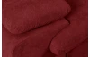 Rohová sedacia súprava Viera, červená látka, pravý roh