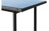 Záhradný jedálenský stôl Java 160x100 cm, antracitový