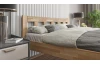 Manželská posteľ Tema 180x200 cm, prírodný buk