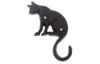 Nástenný vešiak Liatinová mačka s dlhým chvostom