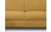 Rohová sedacia súprava Brico, žltá karí látka, ľavý roh