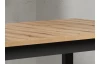 Jedálenský stôl s rozkladacou funkciou Universal 160x90 cm, dub evoke
