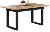 Jedálenský stôl s rozkladacou funkciou Universal 160x90 cm, dub evoke