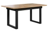 Jedálenský stôl s rozkladacou funkciou Universal 160x90 cm, dub evoke