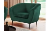 Kreslo Olivio, lahvovo zelená zamatová látka