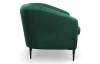 Kreslo Olivio, lahvovo zelená zamatová látka