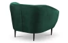 Kreslo Olivio, lahvovo zelená zamatová látka
