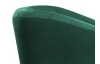 Kreslo Olivio, lahvovo zelená zamatová látka