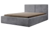 Posteľ Inez 180x200 cm, stredne šedá štruktúrovaná látka