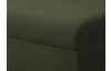 Rohová sedačka Dexter, tmavo zelená látka