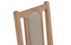 Jedálenská stolička Kolga, svetlý orech/béžová tkanina