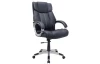 Kancelárske kreslo Eleganza, čierna ekokoža