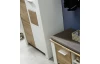 Predsieňová šatníková skriňa Materio, dub/biela