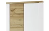 Predsieňová šatníková skriňa Materio, dub/biela