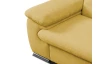 Rohová sedacia súprava Viera, žltá látka, pravý roh