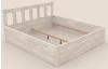 Posteľ s úložným priestorom Tema Box 180x200 cm, bielený buk