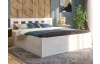 Posteľ s úložným priestorom Tema Box 180x200 cm, bielený buk