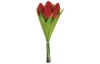 Umelá kytica Tulipány, červená