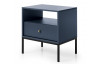 Odkladací/nočný stolík Mono, tmavě modrý