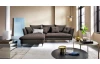 Rohová sedacia súprava Glam, hnedá látka, ľavý roh