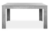 Jedálenský stôl Niklas 138x80 cm, šedý betón