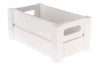 Úložný box drevený biely, 21,5x12,5x9,5 cm