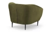 Kreslo Olivio, machovo zelená zamatová látka