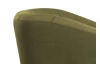 Kreslo Olivio, machovo zelená zamatová látka