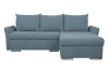 Rohová sedačka Dexter, modrá látka