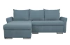 Rohová sedačka Dexter, modrá látka