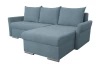 Rohová sedačka Dexter, modrá látka