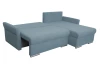 Rohová sedačka Dexter, modrá látka